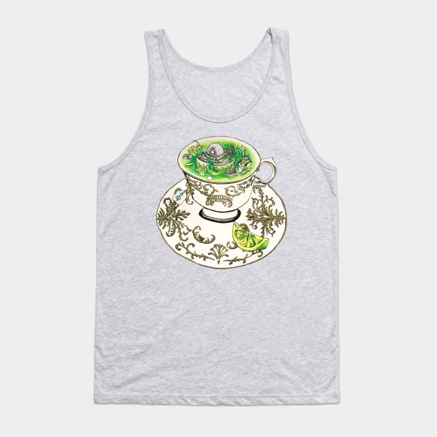 A Nice Hot Cup of Mitochondria Tank Top by RaLiz